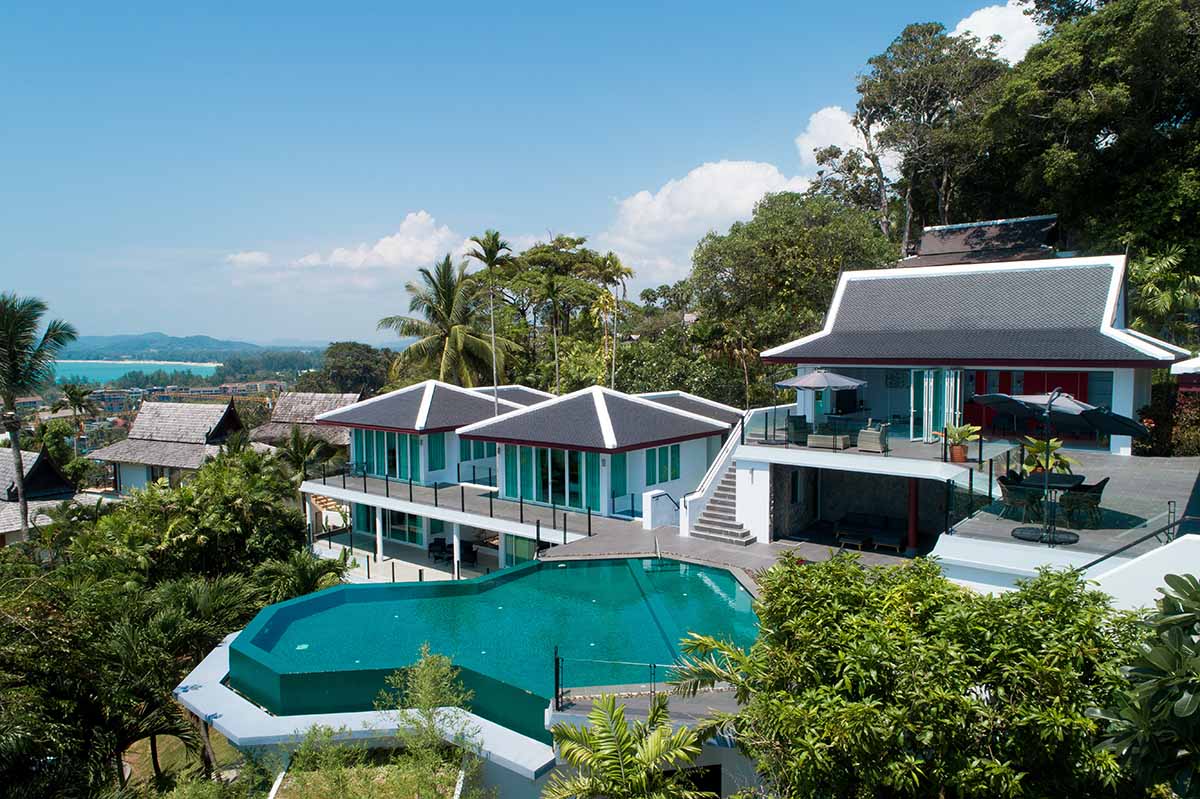 Oceanview Villa in a Private Estate in Surin