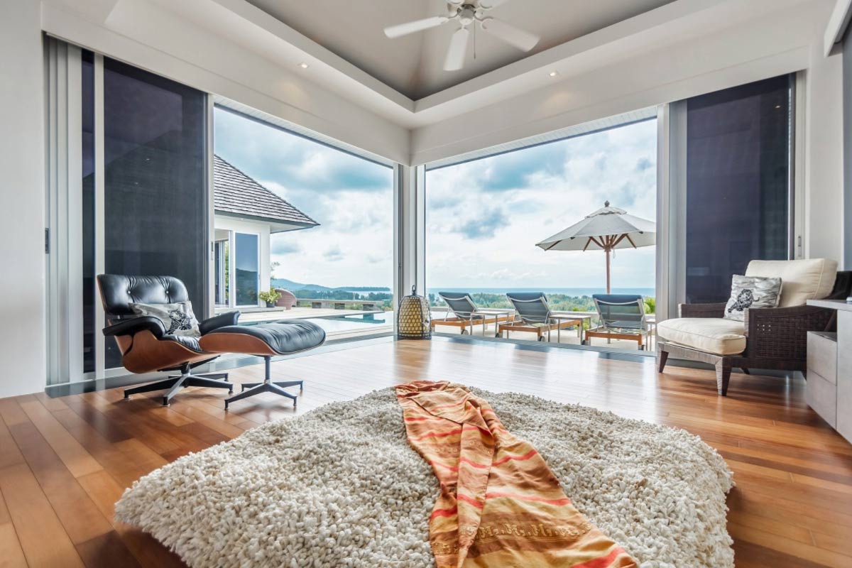 Contemporary Villa Overlooking Layan Beach