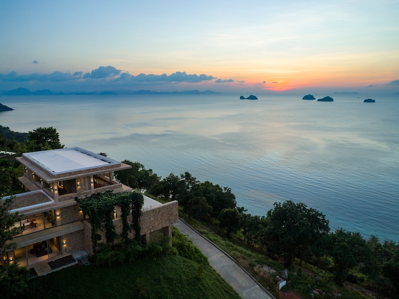 Unique Koh Samui Villa with Panoramic Sea and 5 Island Views For Sale