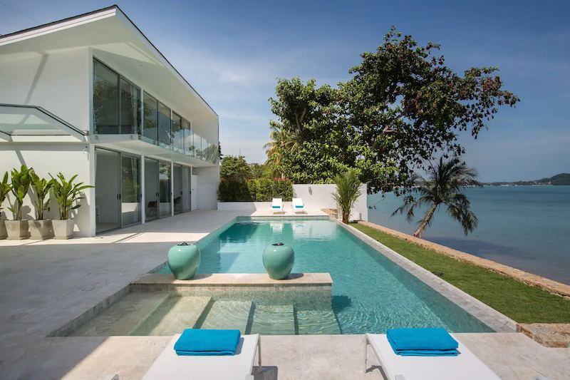 Modern Design Koh Samui Beachfront Villa for Sale