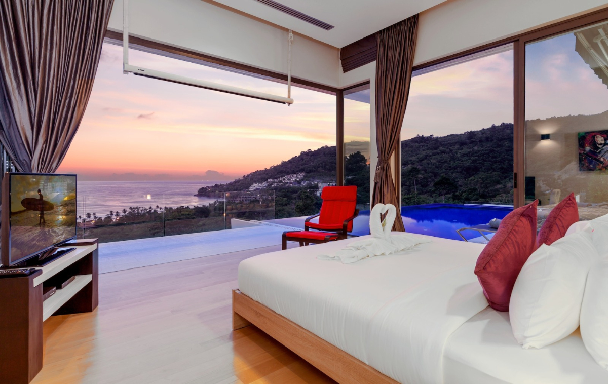 Hillside Sea View Villa in Kalim, Phuket