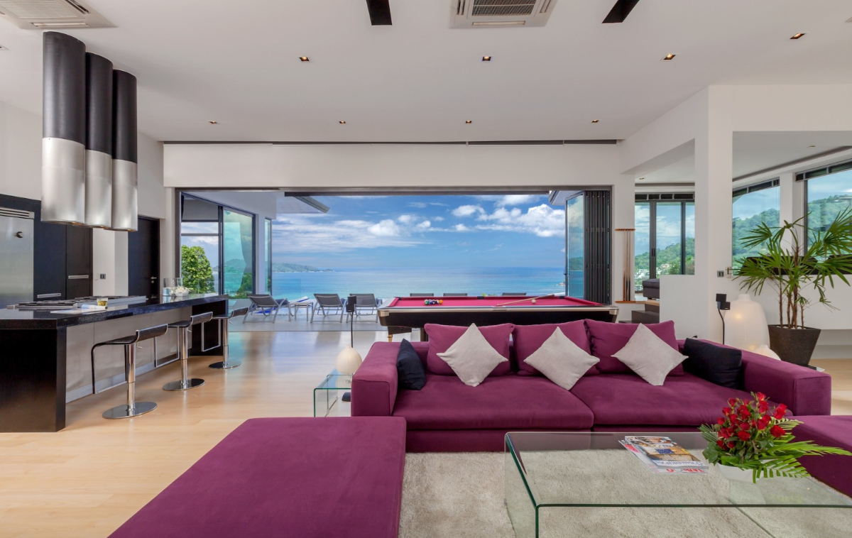 Hillside Sea View Villa in Kalim, Phuket
