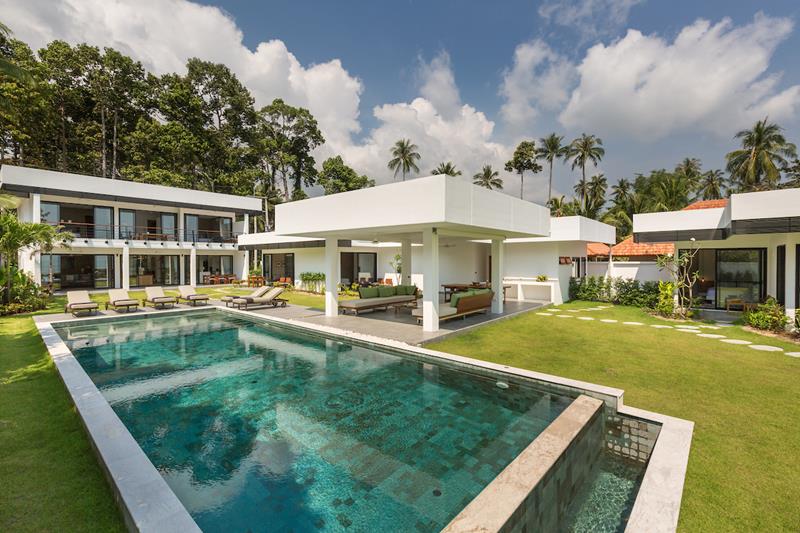 Contemporary Koh Samui Beach Front Villa For Sale