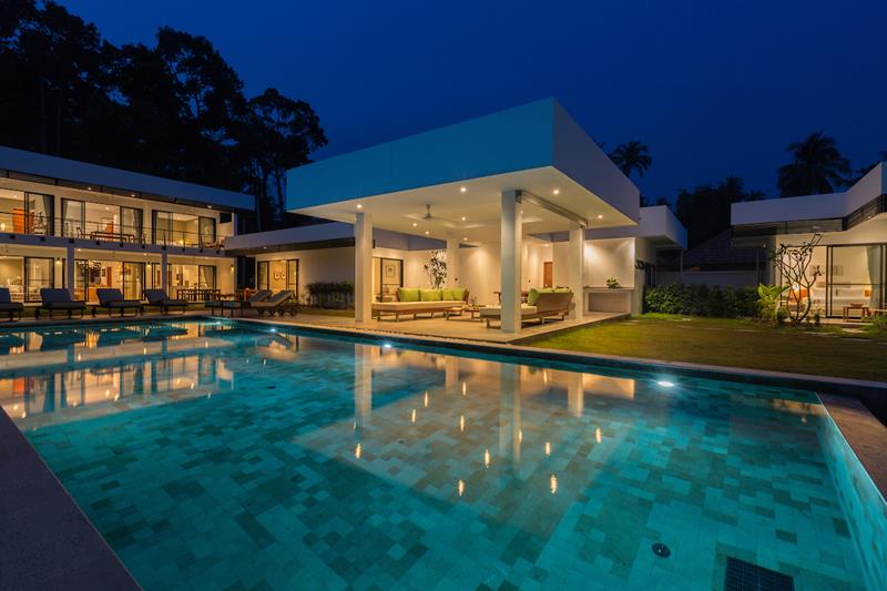 Contemporary Koh Samui Beach Front Villa For Sale