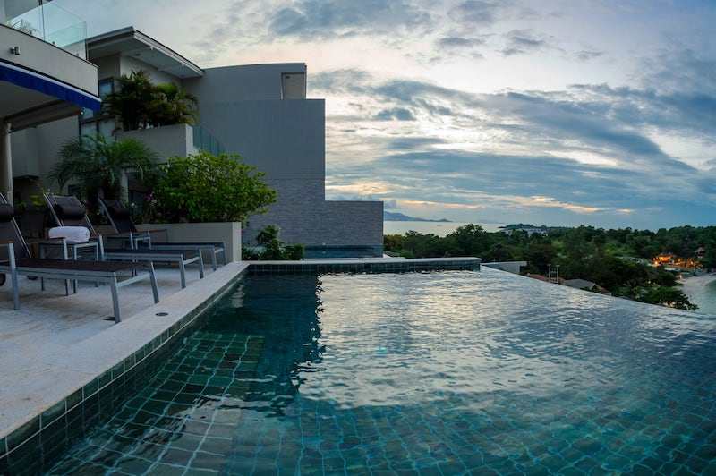 Koh Samui Panoramic Sea View Villa 150 Meter from the Beach