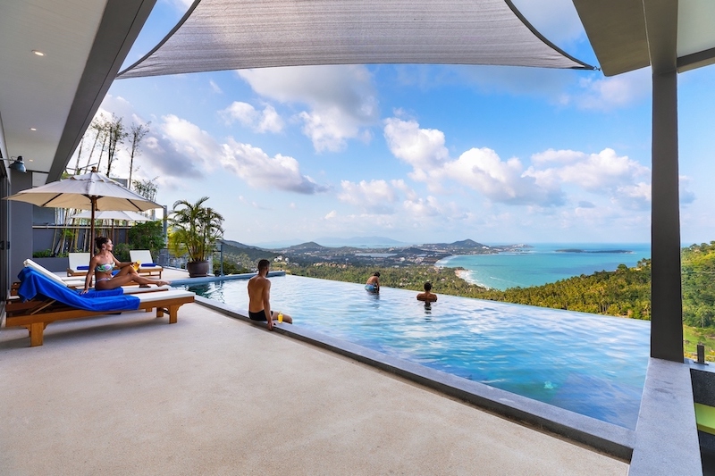 Luxury Koh Samui Villa with Magnificent Sea Views and in Great Location