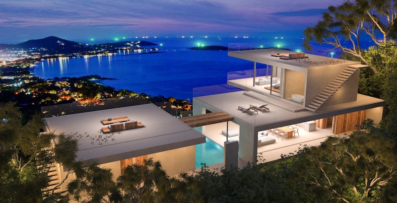 Contemporary Koh Samui Villa with Spectacular Views to the Sea