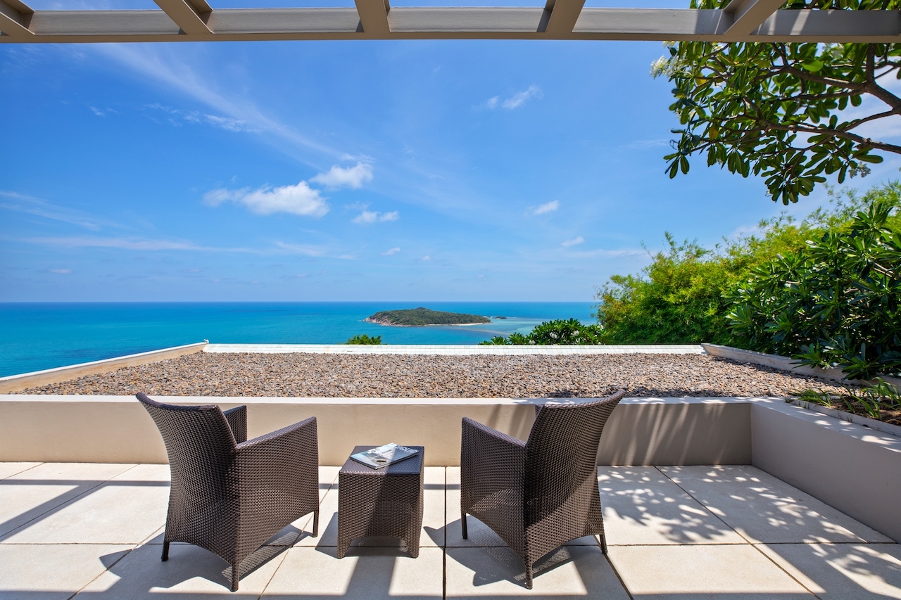 Contemporary Koh Samui Villa with Stunning Views For Sale