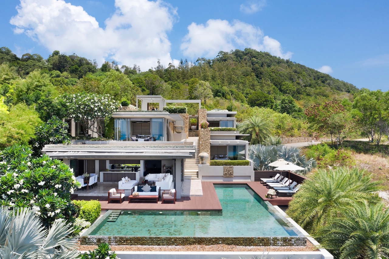 Contemporary Koh Samui Villa with Stunning Views For Sale