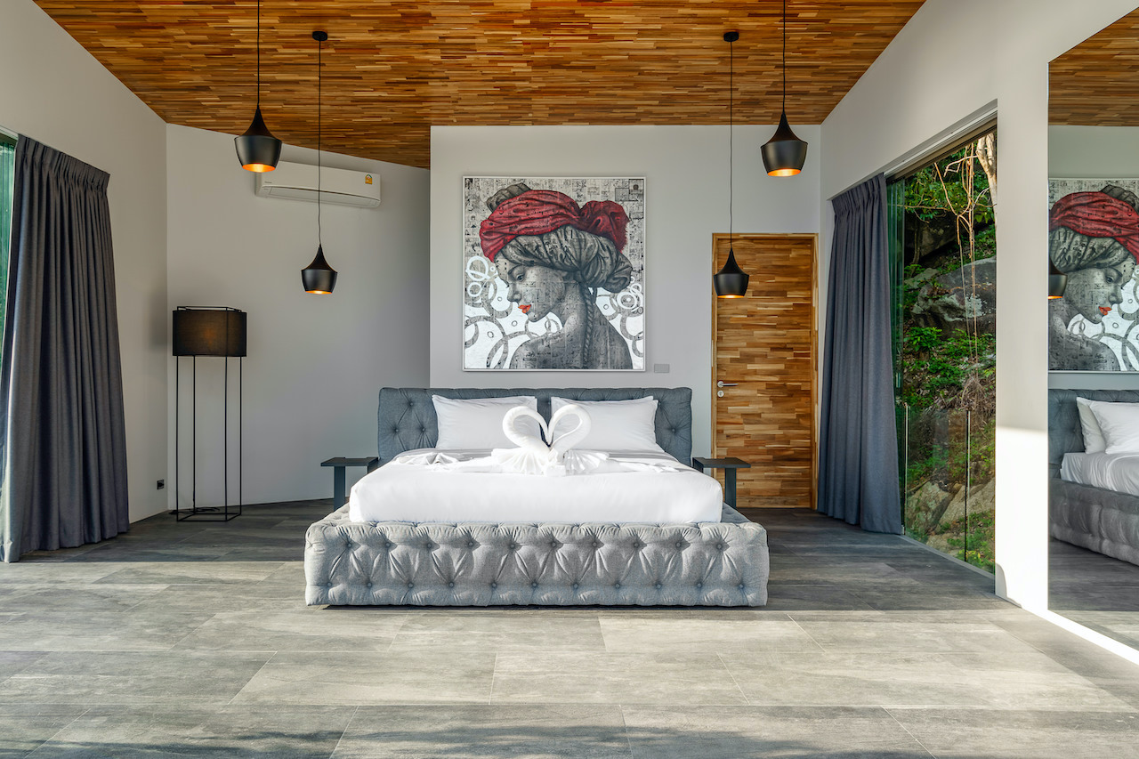 Minimalistic 4 Bedroom Sea View Villa in Chaweng Noi