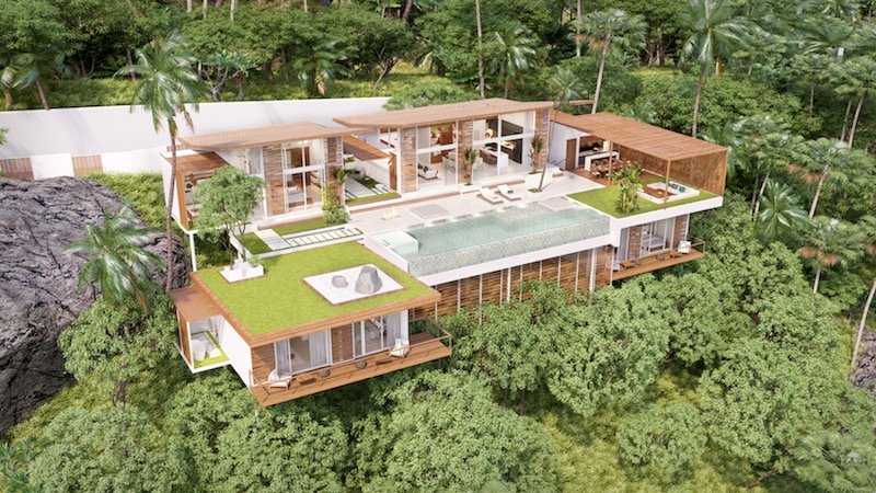 Exclusive Koh Samui Villa with Panoramic Views For Sale