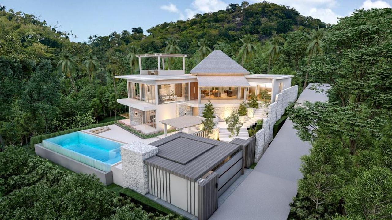 Contemporary Koh Samui Villa with Stunning Sea Views